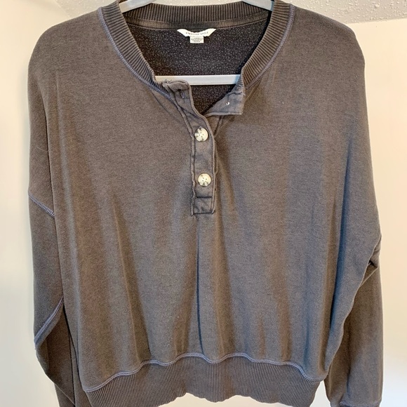 American Eagle Outfitters Sweaters - AEO Henley Sweater